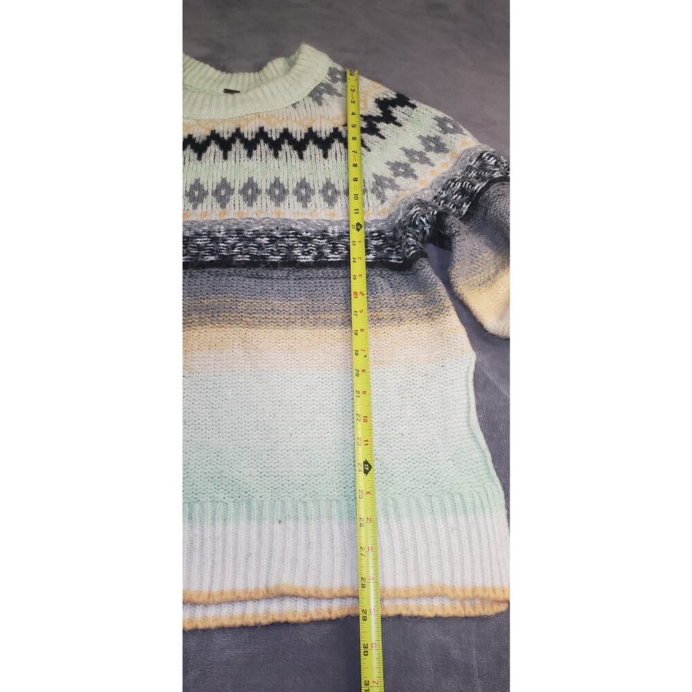 Free People Women’s Sz XS Frozen Forest Tunic Sweater Casual Acrylic Nylon Wool - Picture 3 of 11